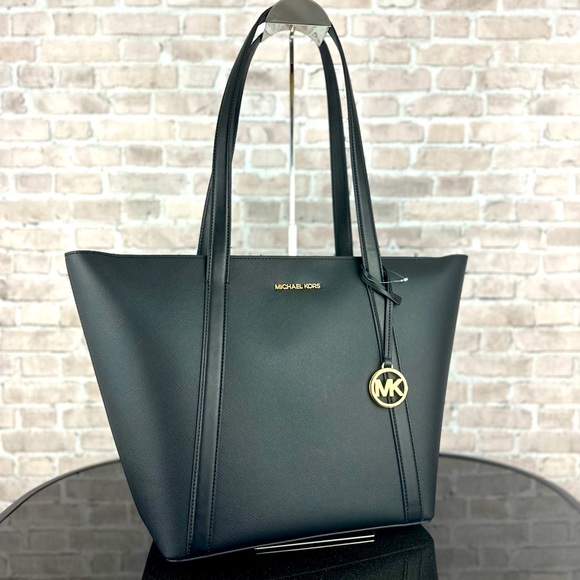 MICHAEL KORS PRATT LARGE MK MONOGRAM TOTE SHOULDER BAG PURSE $498 - Picture 2 of 7